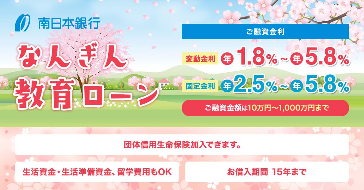 なんぎん教育ローン